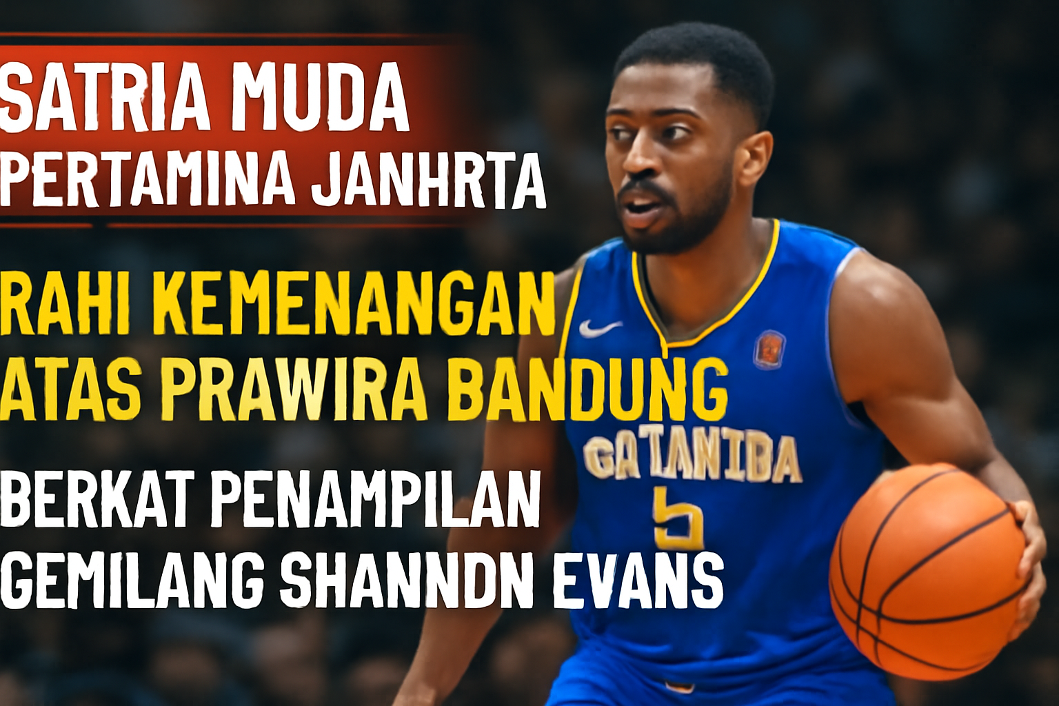 Satria Muda Pertamina Jakarta Raih Kemenangan atas Prawira Bandung Berkat Penampilan Gemilang Shannon Evans